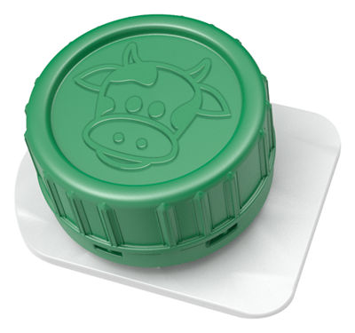 Closed - tamper evident ring attached