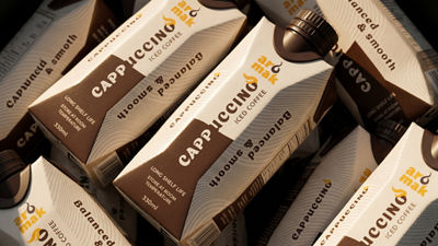 Cappuccino in Tetra Prisma Aseptic cartons