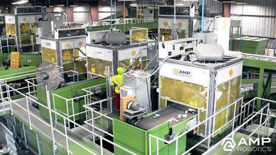 Descripción general de la instalación de reciclaje automatizada