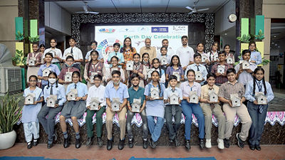 Children learnt to make bird nests