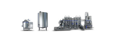 spreadable cheese processing line