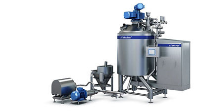 continuous mixer for cold emulsions