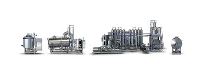 línea de procesamiento de salsas