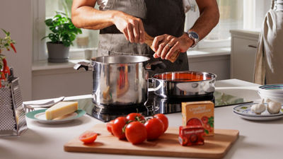 Cooking packed tomato products