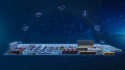 Plant with icons around it