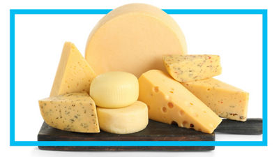 不同类型的起司