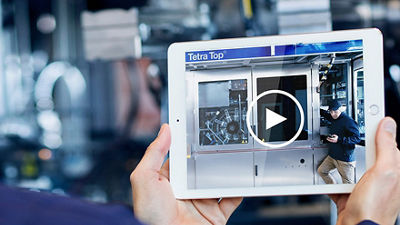 Digital training tool, video on tablet