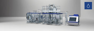 Unidad UHT directa Tetra Pak que incluye homogeneizador