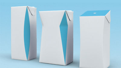 Embalagens Tetra Pak sem desenho/logo