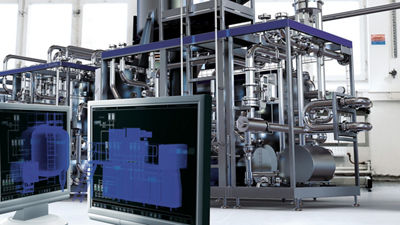 Tetra Pak equipment and automation solutions on screens