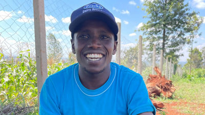 Extension officer Alfred Koseei, Kenya
