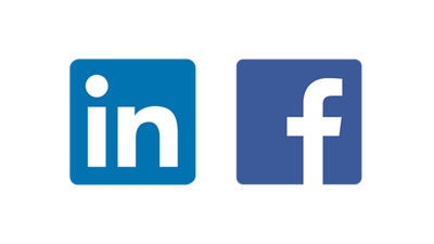 脸书LinkedIn标识