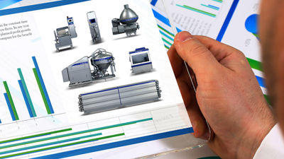 Flexible financing processing components on tablet