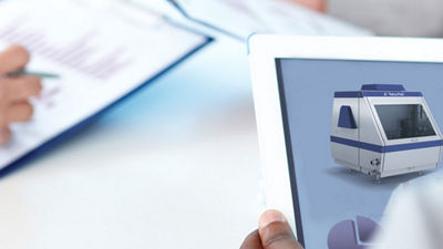 Homogenizer on tablet