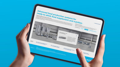 Advanced production system line on tablet