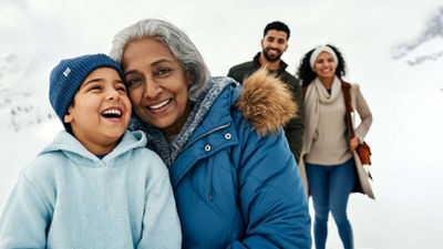 grandma and her family