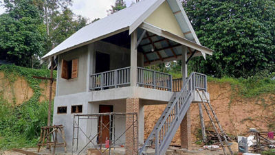 Green shelter at Narathiwat