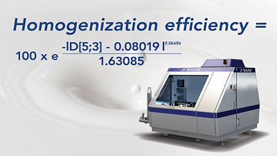 A Tetra Pak homogenizer and a homogenization formula