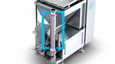 Ingredient doser, in-line mixer highlight