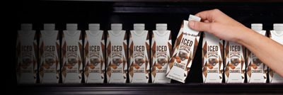 Line up Iced coffee in Tetra Prisma Aseptic cartons