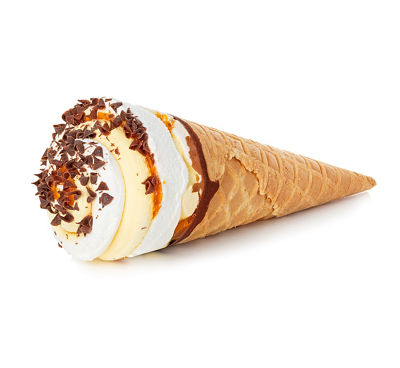 ice cream cone swirl