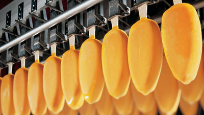 Ice cream processing