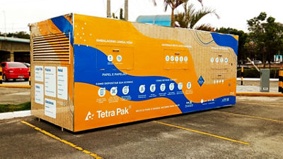 triciclo ponto de coleta