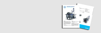 gráfico do folheto do dissolvedor de ingredientes