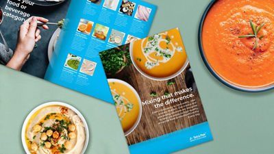 Interactive brochure about mixing