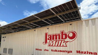 Jambo mbile milk collection containerns