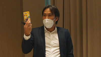 John Jose shows carton