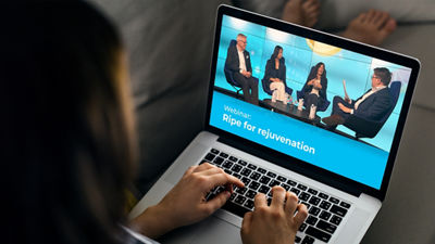 Juice webinar on computer 