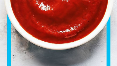 Ketchup in bowl