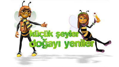 Küçük şeyler doğayı yeniler karakterleri