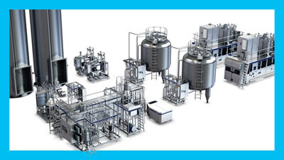 OneStep technology line, processing equipment and filling machine
