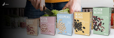 Beans in Tetra Recart carton package