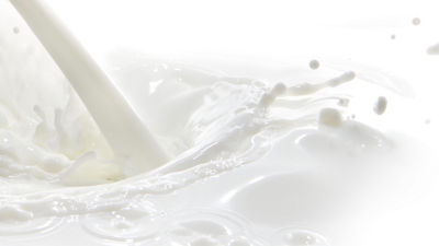 Éclaboussure de lait