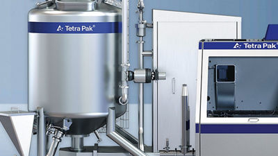Tetra Pak processing equipment for soya production.