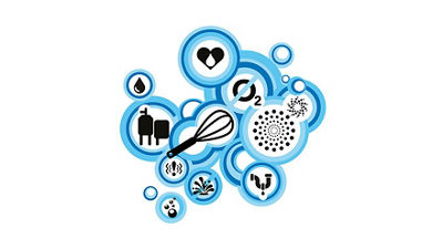 Mixing food illustraion