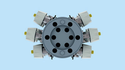 Tetra Pak Multi section extrusion nozzle channels