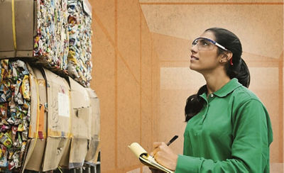 Female, Recycling expert