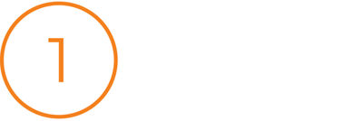 icon number one in circle