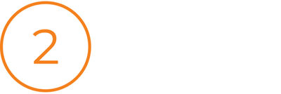 icon number two in circle