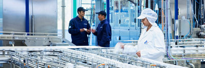 woman working in a factory