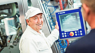 Cliente e interfaz de operador de máquina de llenado  