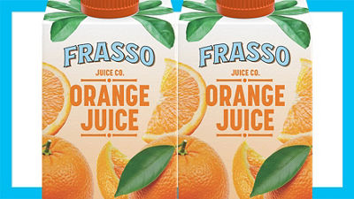 Orange juice in Tetra Rex carton packages