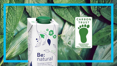 Package and carbon trust logotype