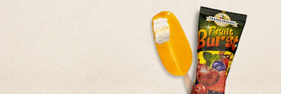 Ice cream and ice cream wrapping