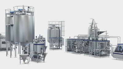 A part of best practise line oat-flour