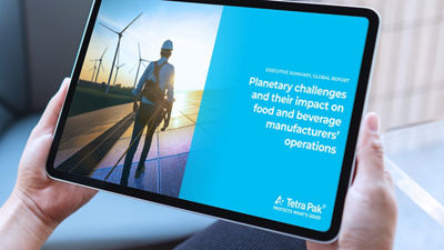 Planetary challenges presentation on tablet